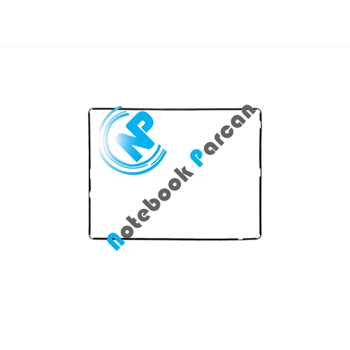 iPad 2 Dokunmatik Çerçeve Siyah